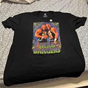 Headbangers shirt WWE WWF Thrasher Mosh attitude era tag team wrestling